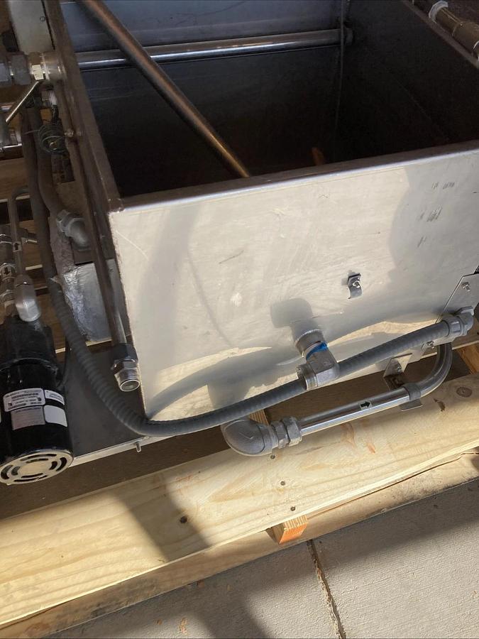 Used Crest Ultrasonic Cleaning Expansion TANK ONLY, 27x17x17 | With Stainless Lid