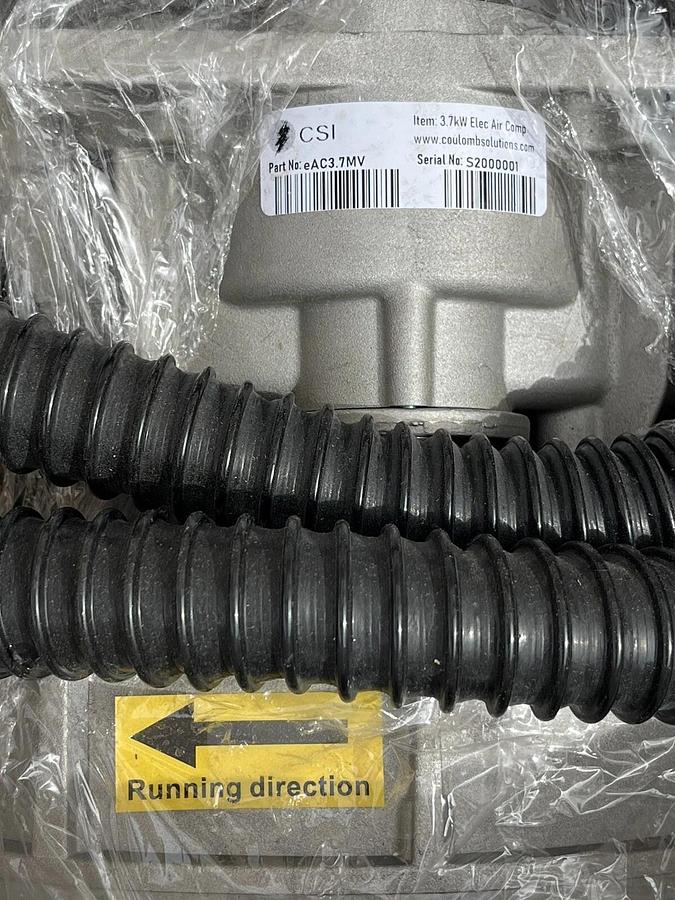 (New) COULOMB High Voltage Electric Scroll Compressor eAC3.7MV (170 psi) *