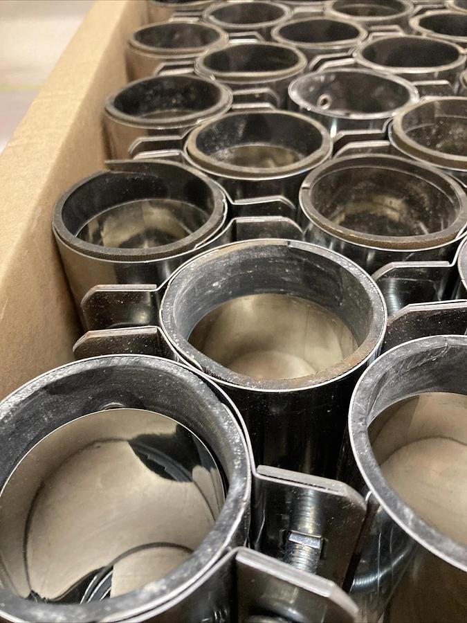 Lot Of 135 2” Stainless Steel Conduit Coupler With Sleeve | U.S.A. SELLER