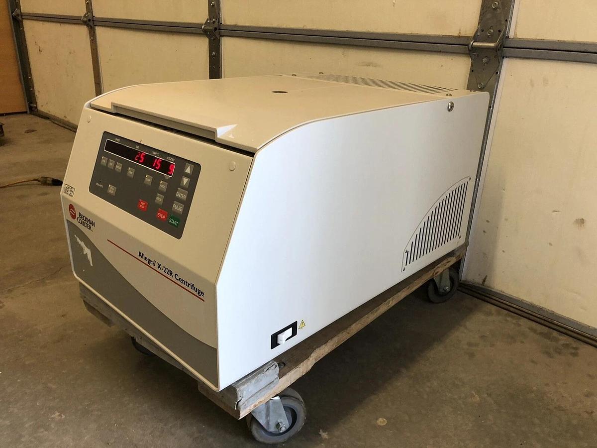 Used Beckman Coulter Allegra X-22R Refrigerated centrifuge W/F0630 Rotor-Basic Test*