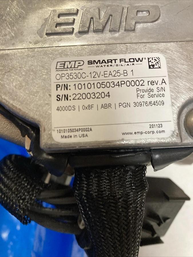 NEW EMP Dual Stage Oil Pump OP3530C-12V-EA25-B Smart Flow | U.S.A. SELLER *