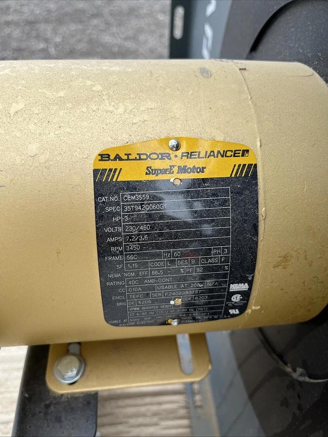 NEW Plymovent TEV Industrial Exhaust Extraction Fan Vehicle Fume | U.S.A. SELLER