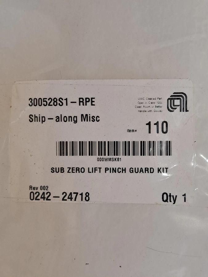 Used Applied Materials AMAT 0242-24718 Sub Zero Lift Pinch Guard Kit New