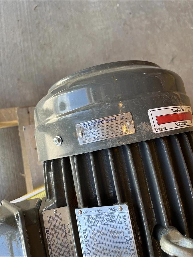 NEW Industrial Centrifugal Blower / Exhaust Fan With Teco Motor | U.S.A. SELLER