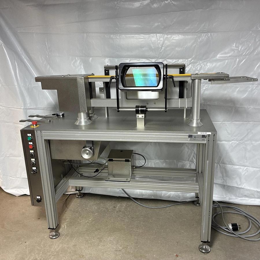 Used Pharmaceutical  Syringe Inspection Station.  Optima Group Pharma. SIE 2012