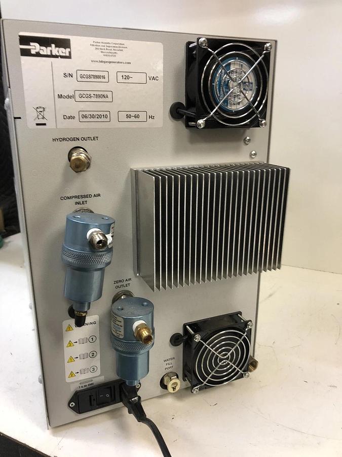 Used Parker Balston GCGS-7890NA FID Gas Station GC Gas Station Hydrogen Helium *-