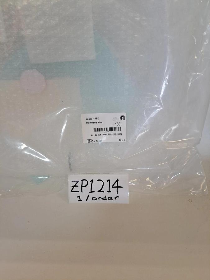 Used Applied Materials AMAT 0240-03169 KIT. CU SUB-ZERO CHILLER REMOTE New