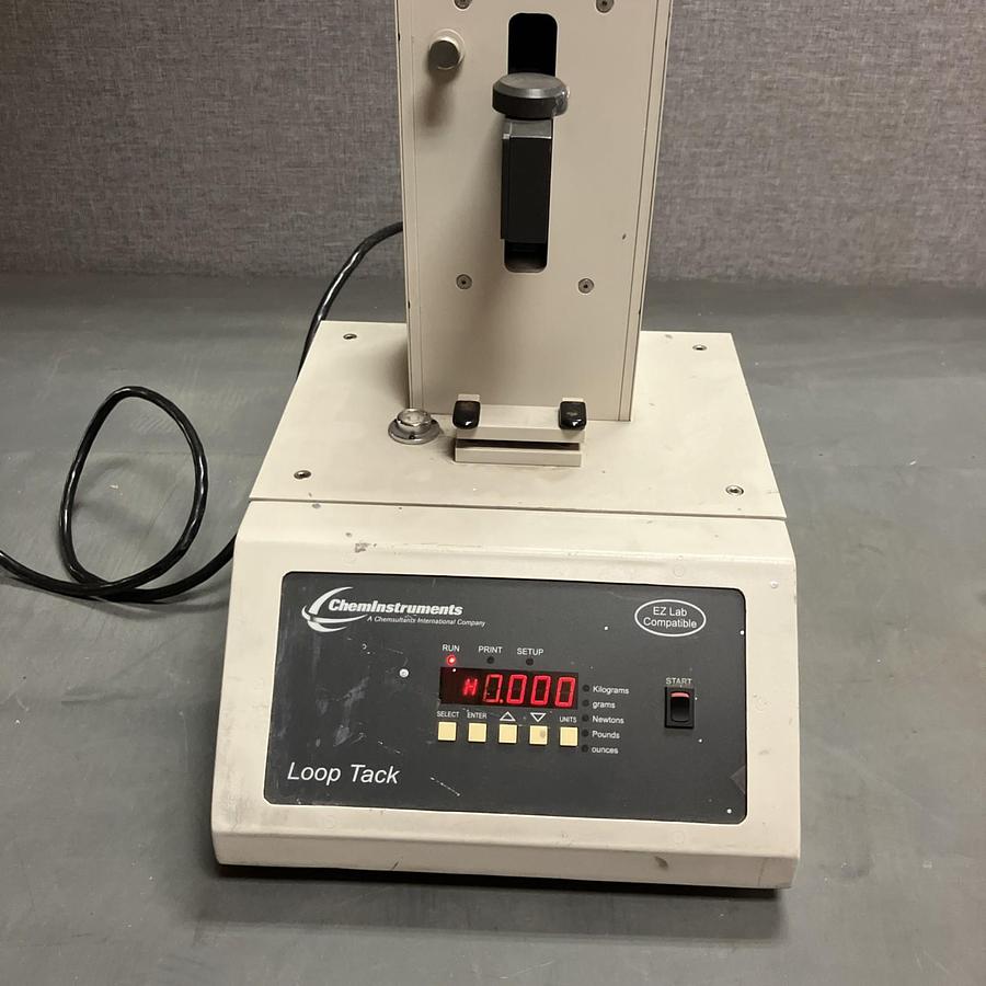 Used ChemInstruments Loop Tack Tester. Power On No Further Testing