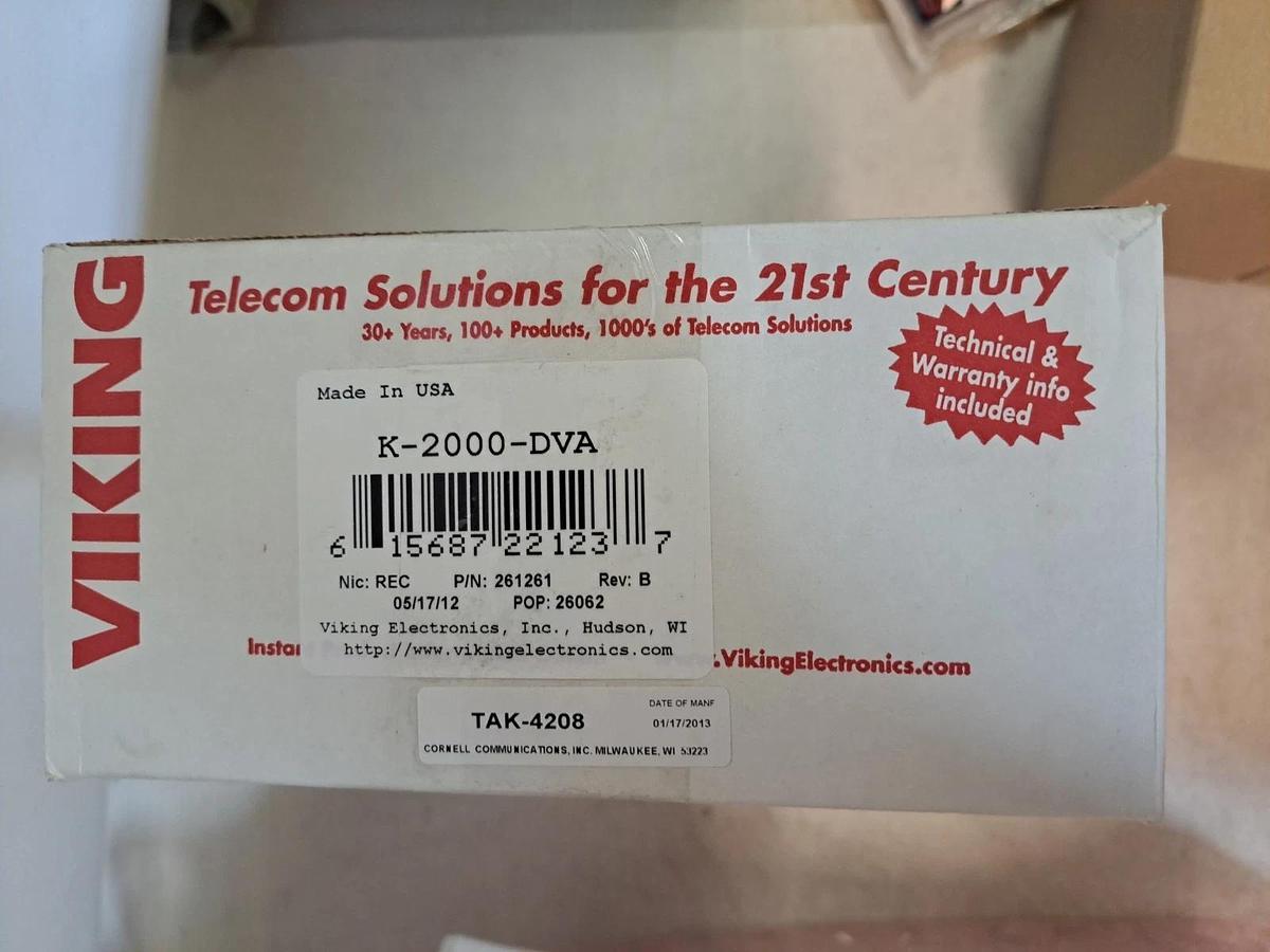 Cornell Communications 4200 Analog Emergency Communication System NEW
