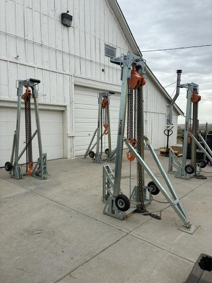 Used Bison C-Lift M20 20 ton Connex container lift system sea can shipping container lift