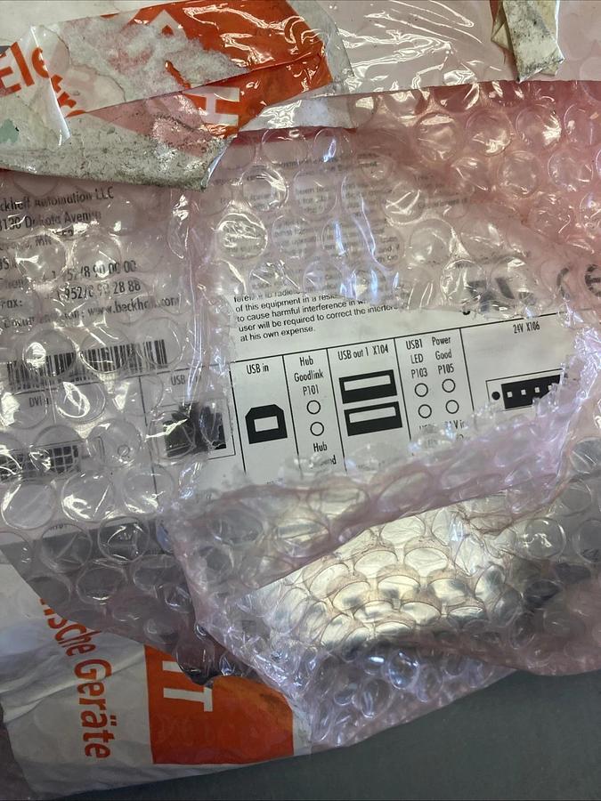 Used NEW SEALED Beckhoff Touchscreen Passive Control Panel CP6902-0001-0000 | US SELL