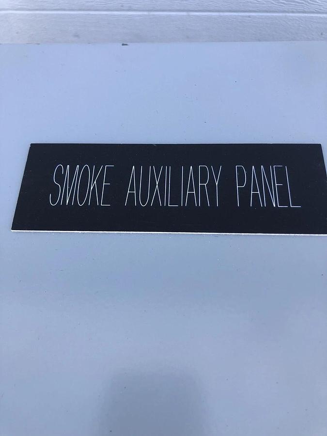 JOHNSON CONTROLS SMOKE AUXILIARY PANEL 36”x48” 6x MS-IOM4711-0U 1x FAC2611-0U -