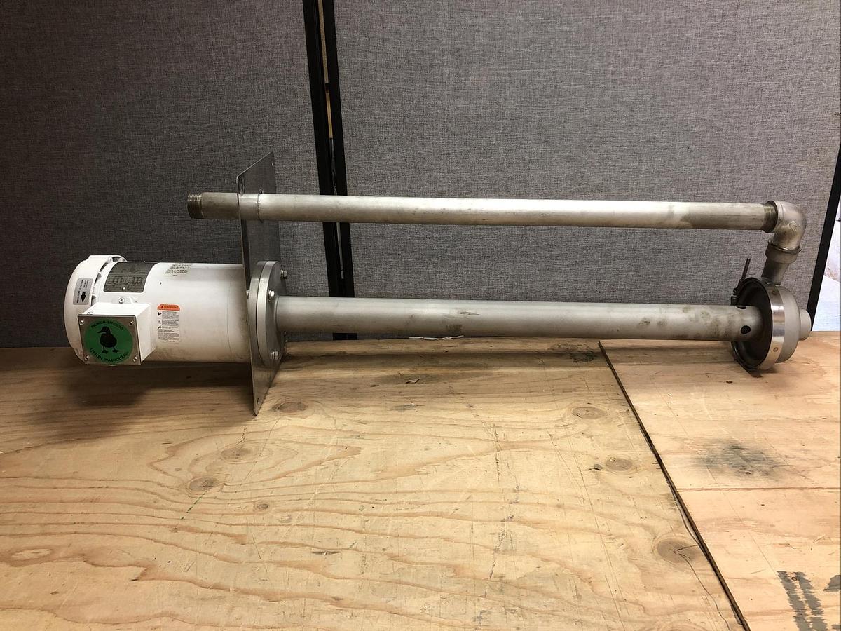 Finish Thompson av5sts3v1c4705J35 Centrifugal 3’ Sump Pump Stainless 3HP 208/460