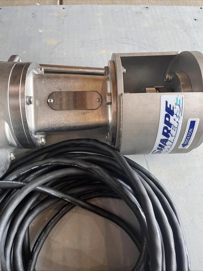 Used NEW 36" Sharpe Mixers SSFGM-033VF Stainless Steel Gear Drive Mixer/Motor | USA