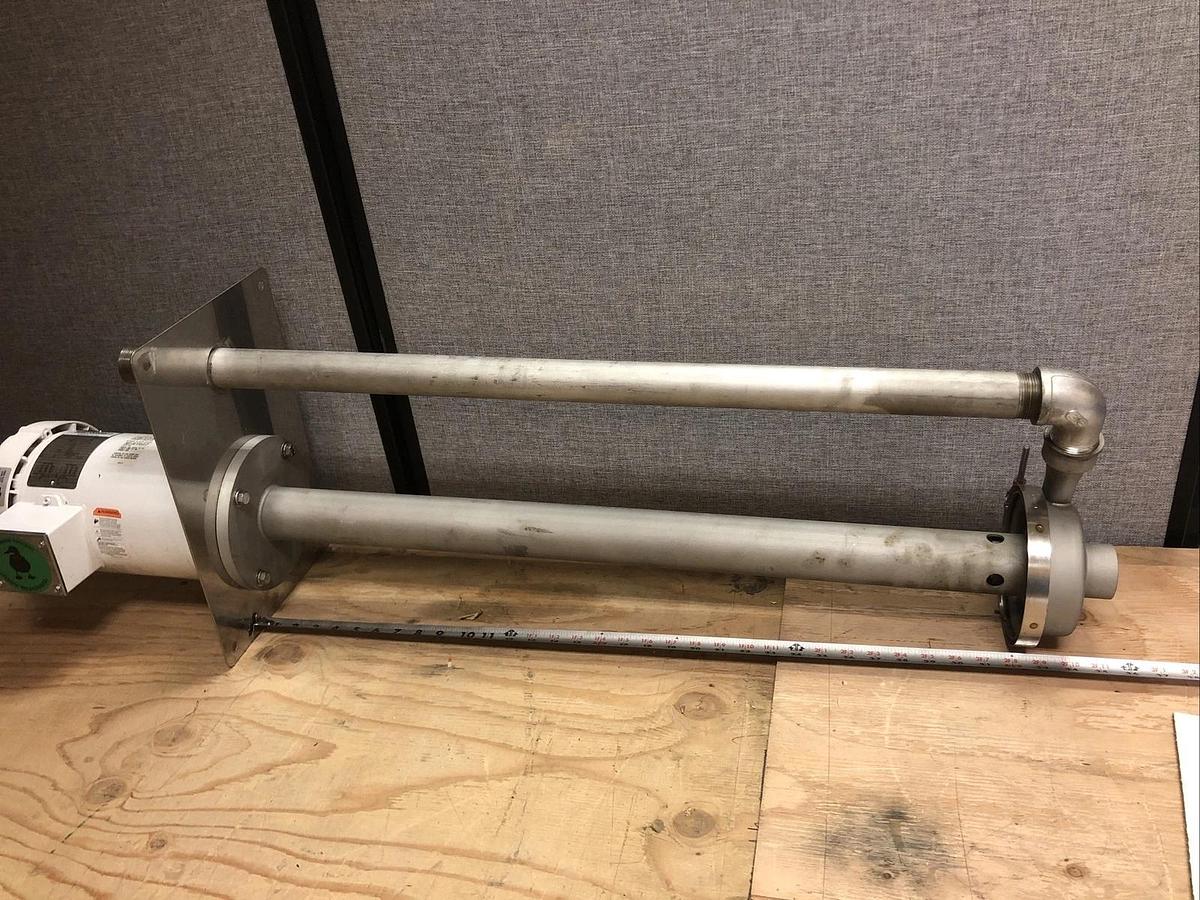Finish Thompson av5sts3v1c4705J35 Centrifugal 3’ Sump Pump Stainless 3HP 208/460