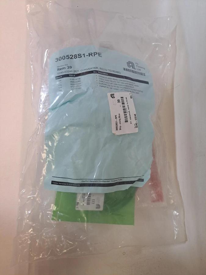 Used Applied Materials AMAT 0240-03248 Kit Converter RS232 to RS485  New Sealed