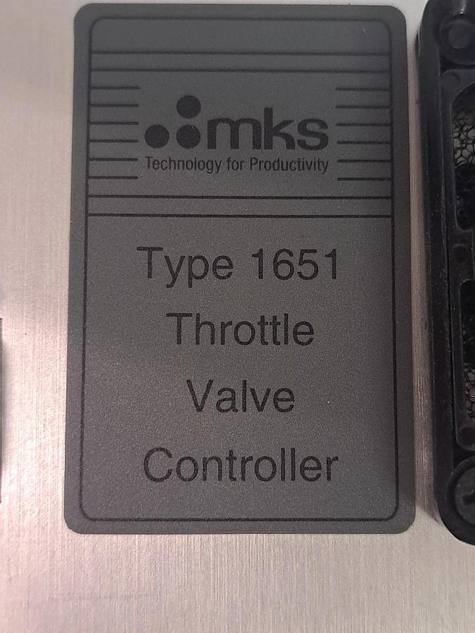Used MKS Type 1651 Throttle Valve Controller NEW No Box