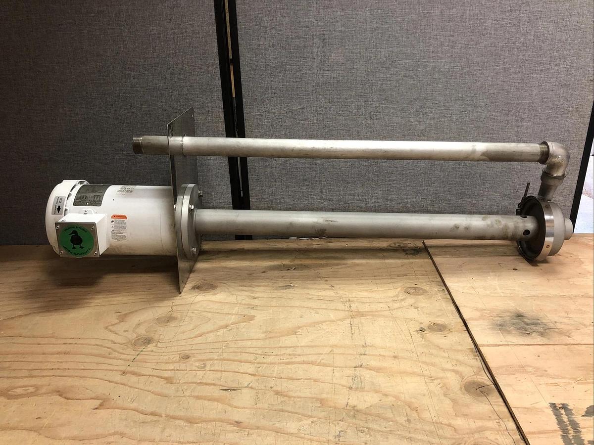 Finish Thompson av5sts3v1c4705J35 Centrifugal 3’ Sump Pump Stainless 3HP 208/460