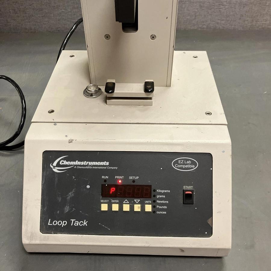 Used ChemInstruments Loop Tack Tester. Power On No Further Testing