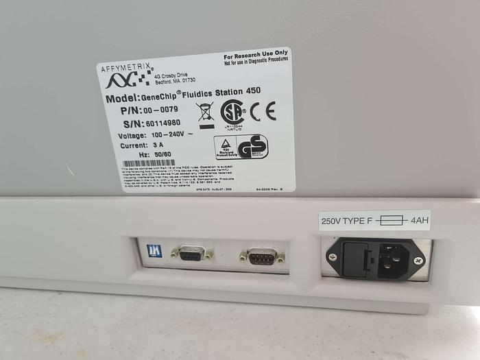 Used Affymetrix GeneChip System 3000