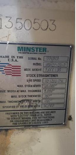 Used 1996 MINSTER E2-300-72-42
