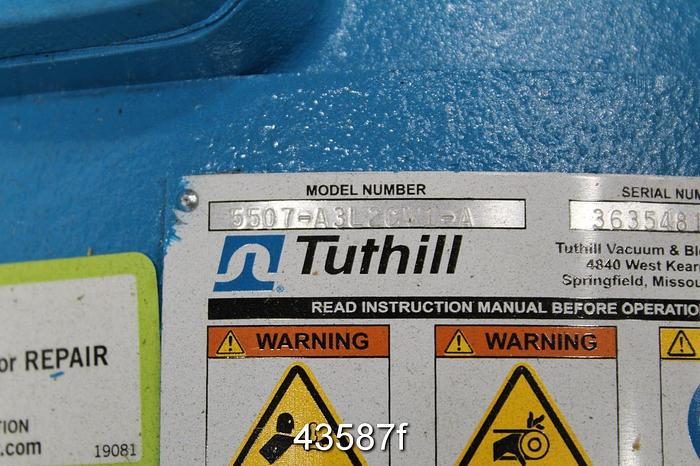 Unused Tuthill 5507-A3L2CV1-A Vacuum And Blower System #43587