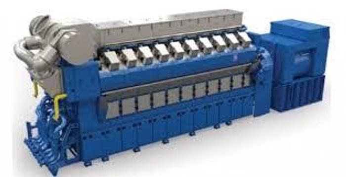 Used 7.2 MW 2021 New Rolls Royce B32:40V16A HFO Generator