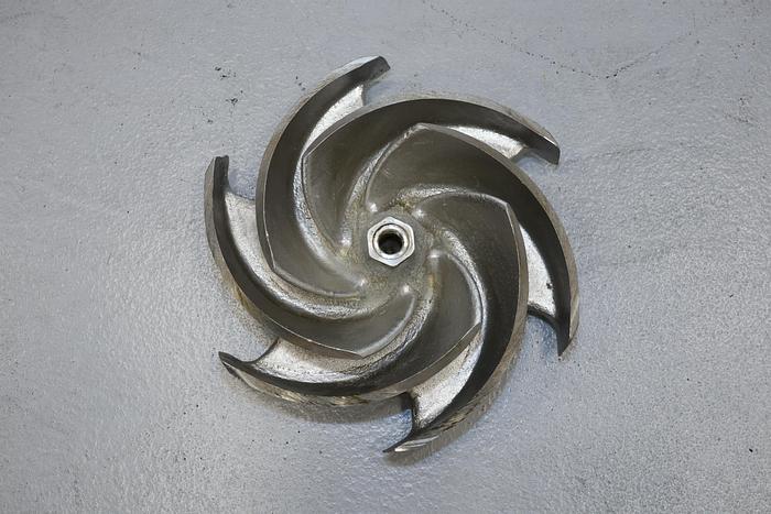 Used Goulds 3196 6x8x13 6-vane Impeller #44219