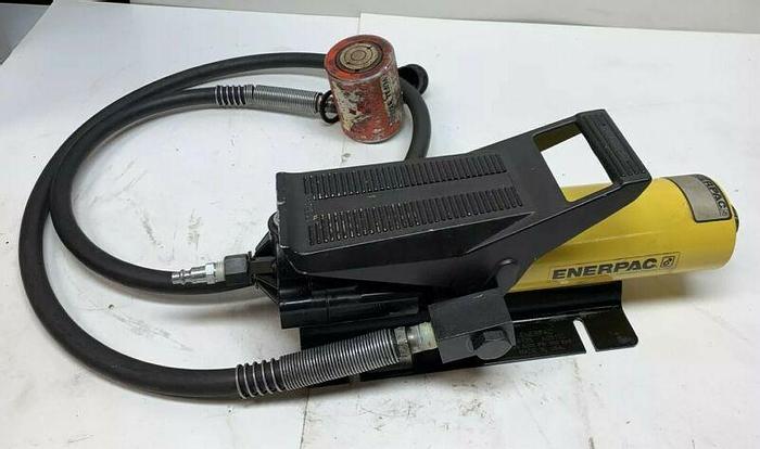 Used Enerpac PA135 Hydraulic Foot Pump 5000PSI 350 Bar Power Team RSS101