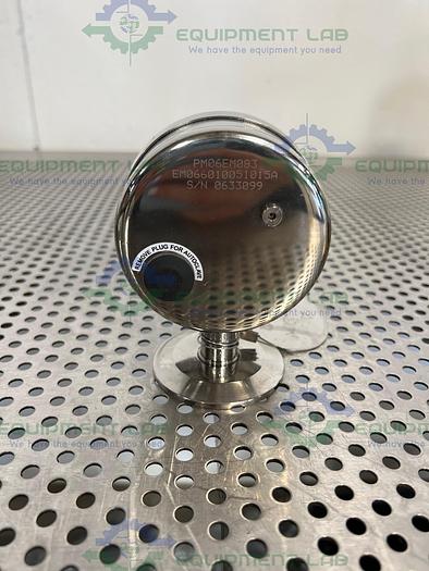 Used Anderson  EM066010051015A Pharmaceutical Series Pressure Gauge 0-30 PSI