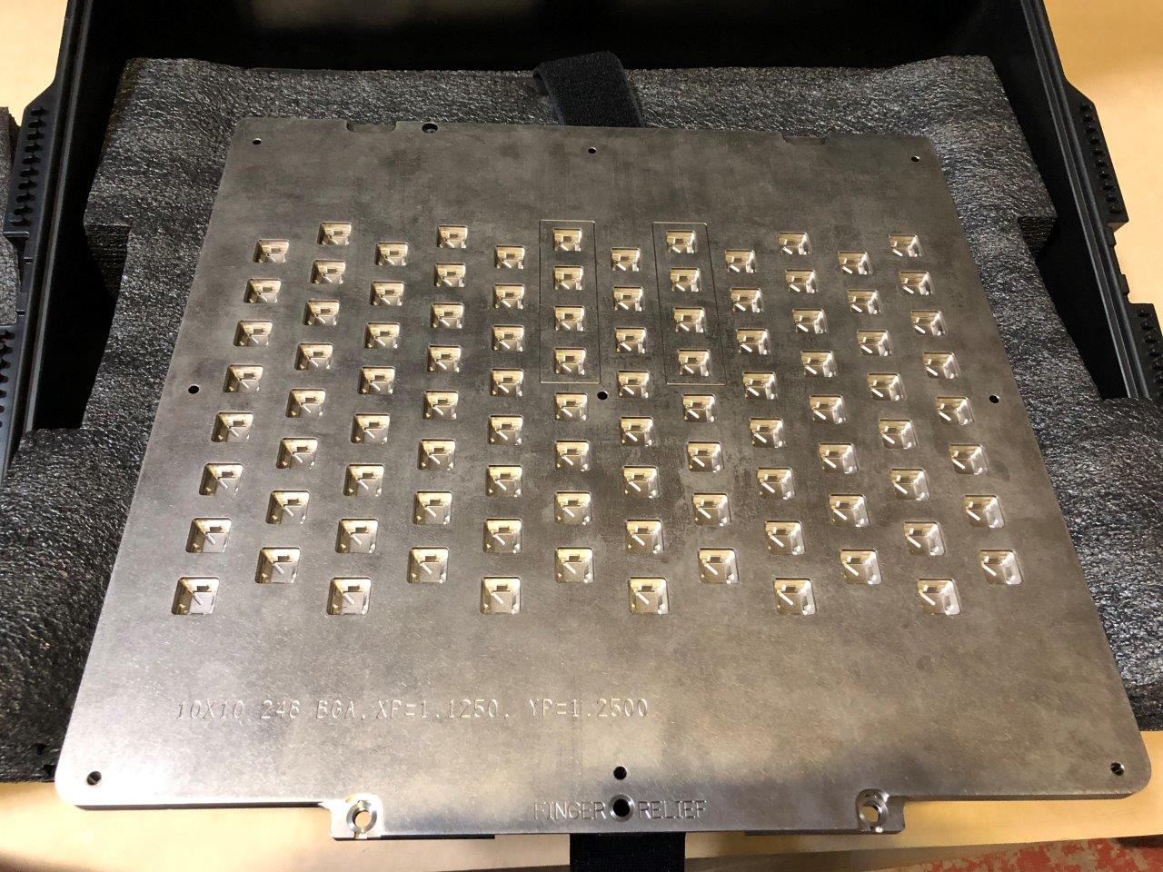 Used Delta Edge DE8000 Q-FPH - 248 CTBGA - 10x10x1.10 Test Handler Change Kit