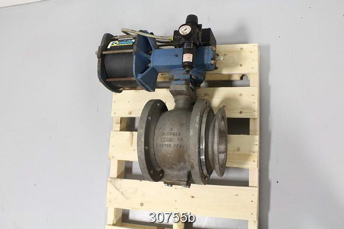 Used Dezurik JX03 8" V-Ball Control Valve #30755