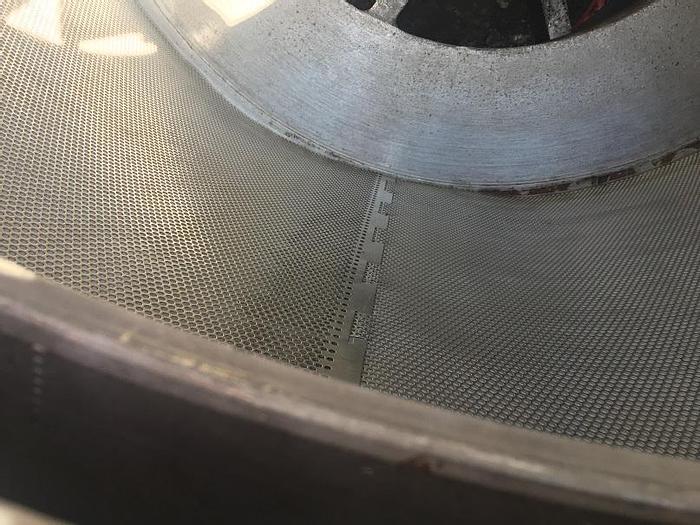 Used Used Western States 48" X 30" stainless steel perforated basket centrifuge