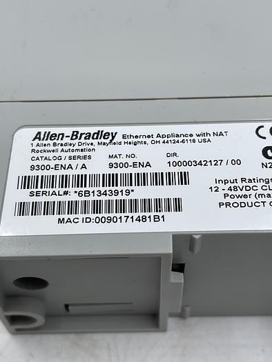 Used Allen-Bradley 9300-ENA Ser A
