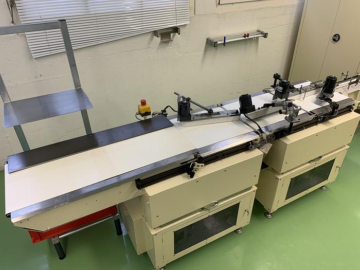 Used gebr. Horizontalschlauchbeutelpacklmaschine FUJI Type FW-3400 mit Chocoliner.