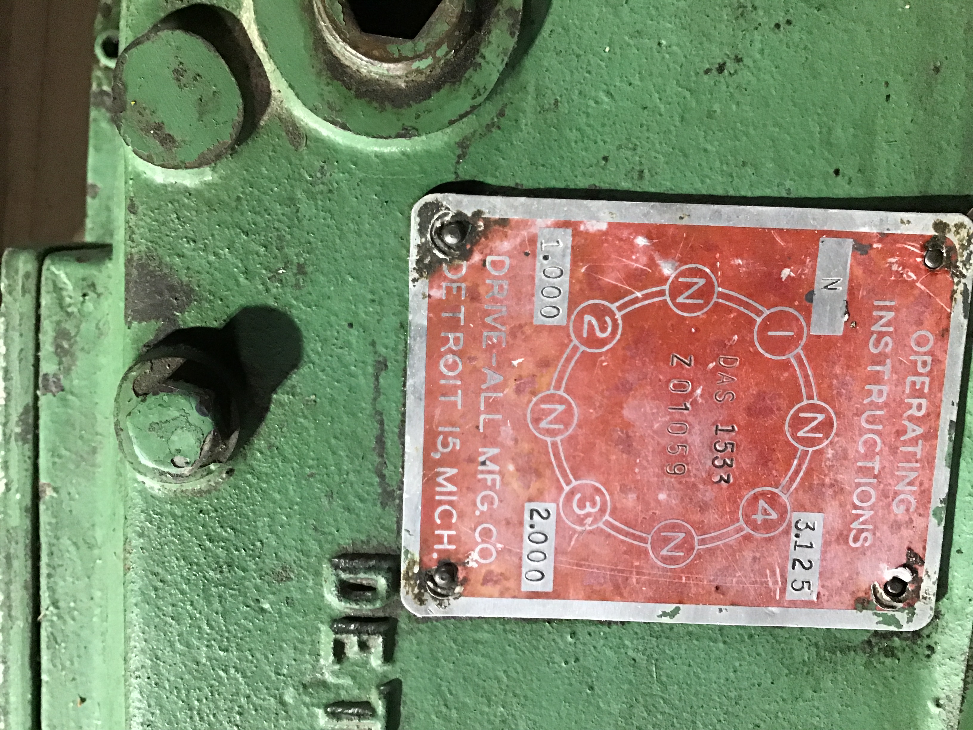 Used Drive-All Model DAS 1533 Transmission