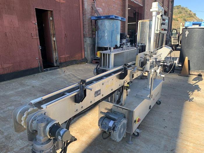 Used Labeler, Pressure Sensitive, Quadrel, Versaline, Wrap, #S744339