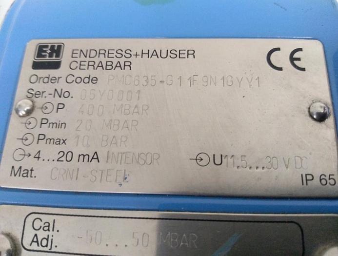 Druckmessumformer Cerabar PMC635-G11F9N1GYY1, Endress und Hauser, Eex, neuwertig