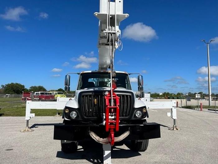 Used Altec AC38-103 38 Ton Crane Boom on 2008 International 7500 6x4 Flatbed Truck – C70823