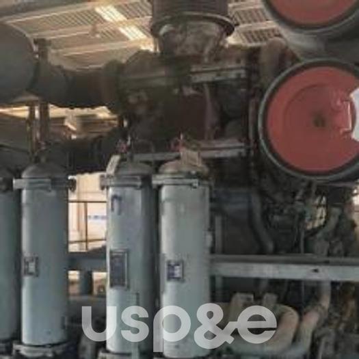 Used 12 MW 1997 Used Mitsubishi 16KU30A HFO Generator Sets