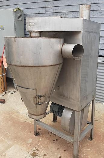 Used Dust Collector, Baghouse, 34 SF, S/st, 2 HP #S743809
