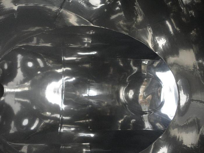 Used Mixer, V-Type, 100 CF, 316 S/st, PK, 15 HP, #S741446