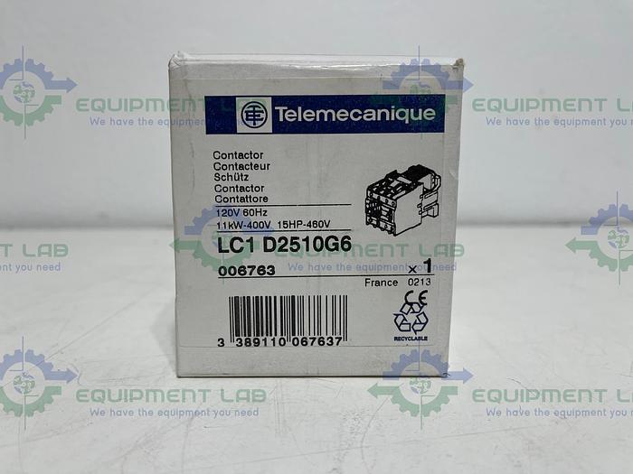 Telemecanique  LC1 D2510G6 Contactor 11kW-400V, 15HP-460V