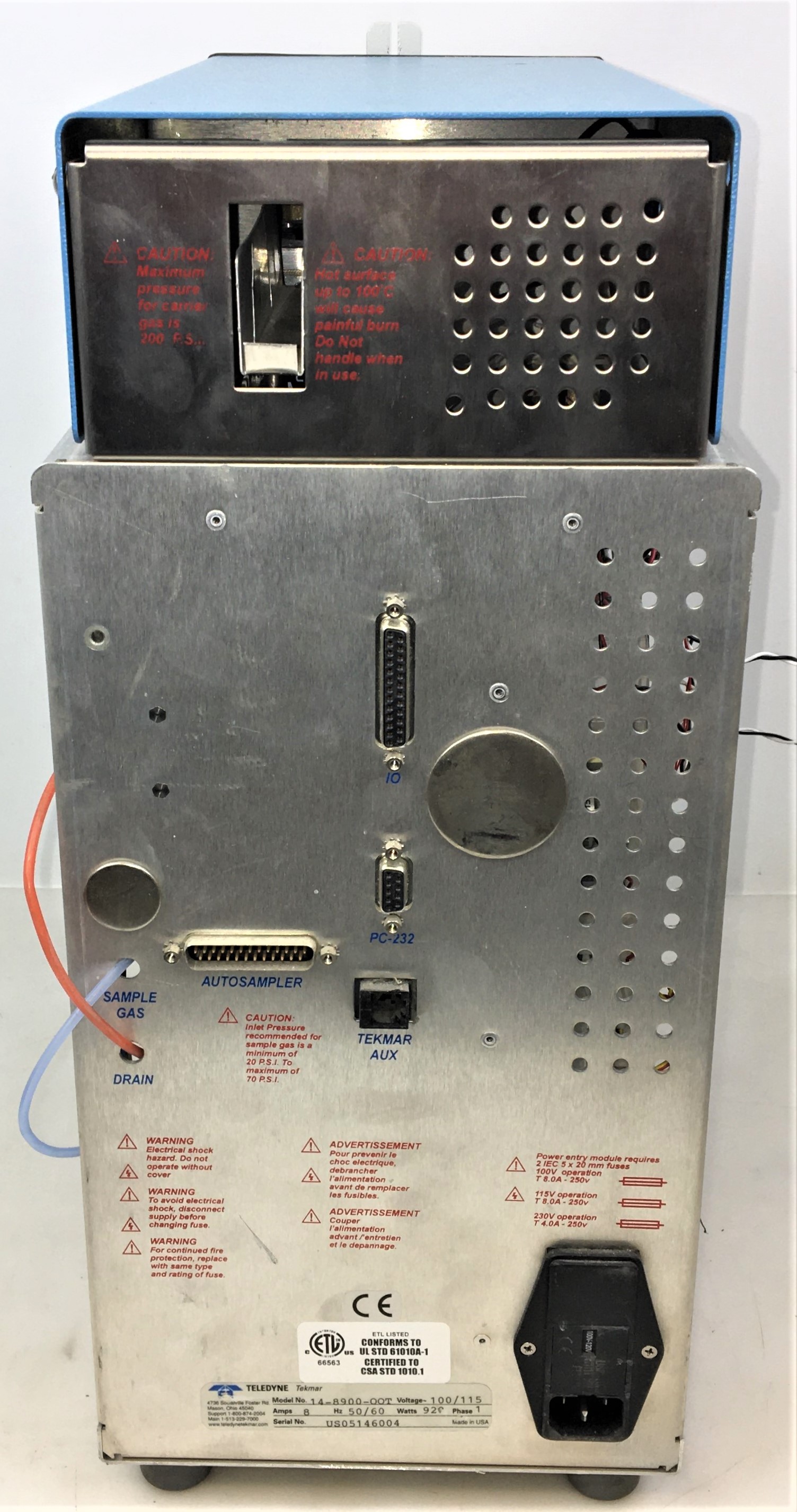 As is Teledyne Tekmar Velocity XPT Purge and Trap Sample Concentrator
