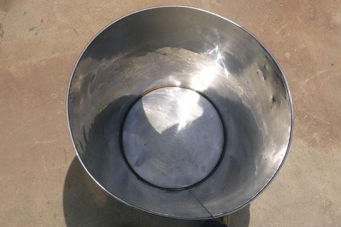 Used Tank, 25 Gallon, S/st, 17-1/2" x 23", FT/FB, #S743849