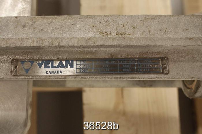 Used Velan 8" Hand Operated Knife Gate Valve #36528