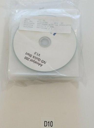 *NEW* LOT OF 25 Perkin Elmer N1010706-A Software Kit - AA SYNGISTIX + WARRANTY!