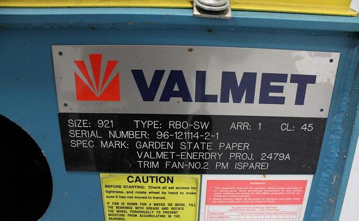 Used USED VALMET TRIM BLOWER