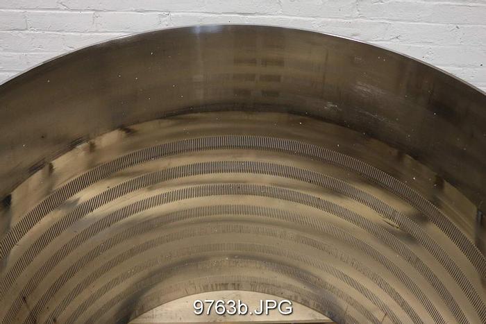 Used Bird 900 Pressure Screen Baskets, .012" Slots #9763