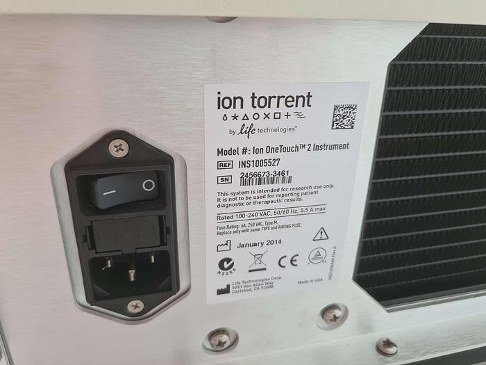 Used Life Technologies Ion Torrent OneTouch 2 with OneTouch ES